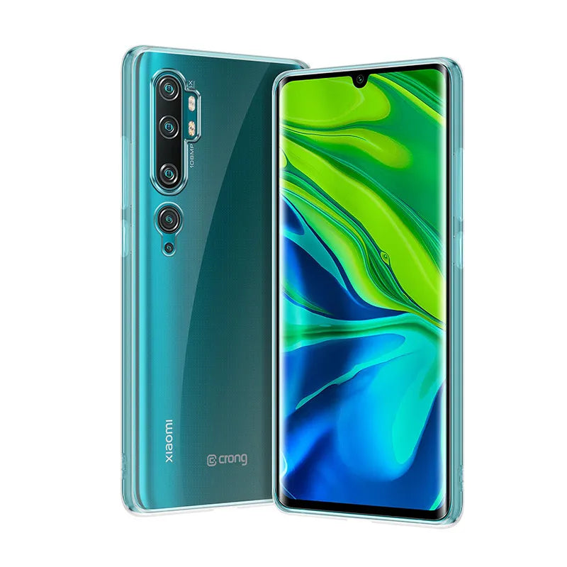 Crong Crystal Slim Cover – dėklas Xiaomi Mi Note 10 / Mi Note 10 Pro (skaidrus)