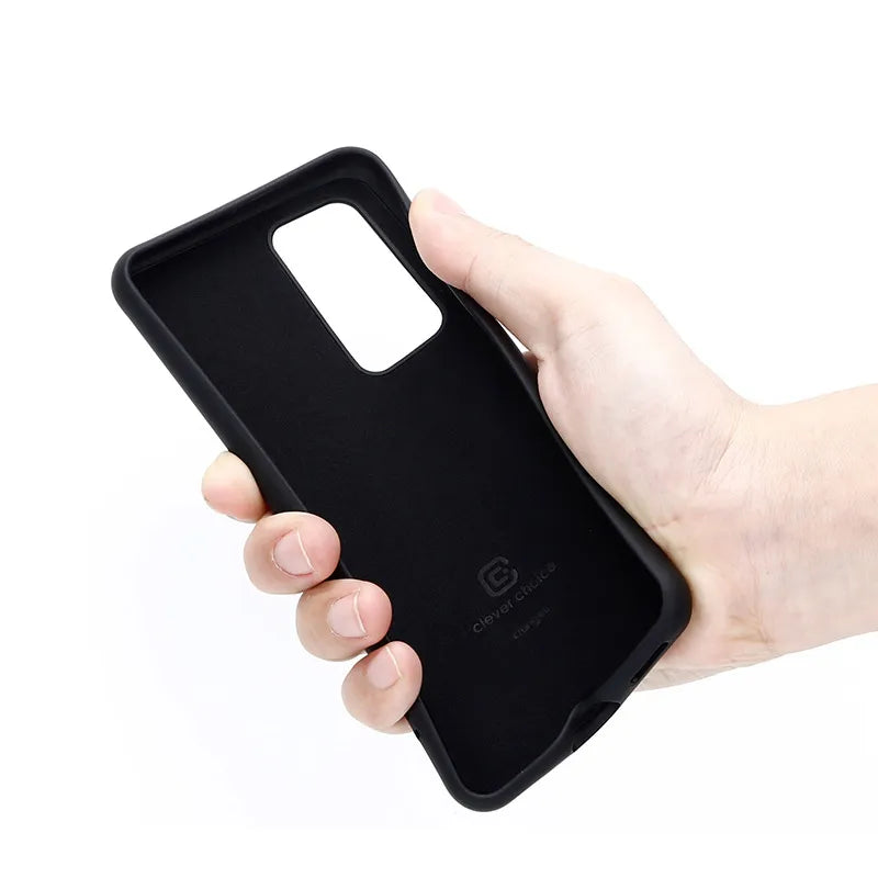 Crong Color Cover - dėklas Huawei P40 (juodas)