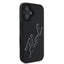 Karl Lagerfeld 3D Rubber Bicolor Signature – Dėklas iPhone 16 telefonui (juodas)