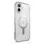 Speck Presidio Perfect-Clear Grip ClickLock & MagSafe – dėklas iPhone 16 Plus (skaidrus / chromuota apdaila / Serene Silver)