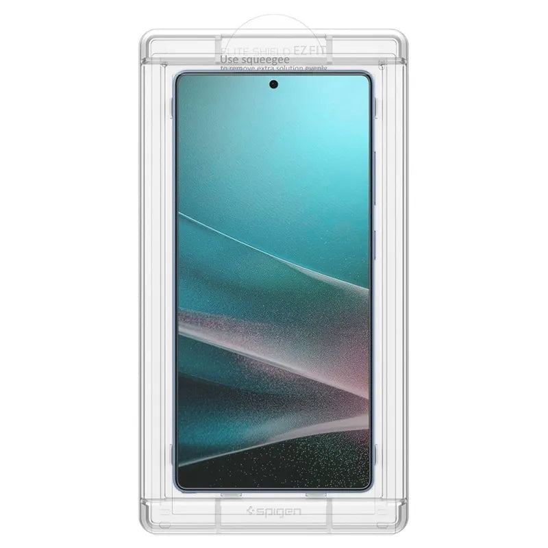 Spigen Elite Shield EZ Fit HD – hidrogelinė ekrano apsauga, skirta Samsung Galaxy S25 Ultra (skaidri)