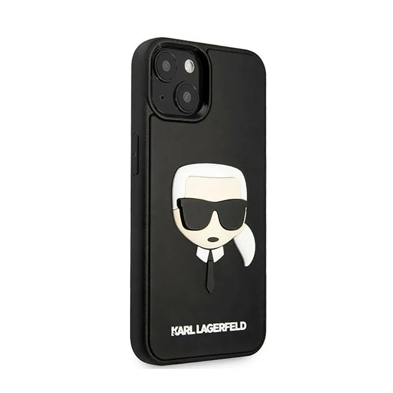 Karl Lagerfeld 3D Rubber Karl's Head - Dėklas iPhone 14 Plus (juodas)