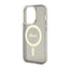 Guess Glitter Gold MagSafe – Dėklas iPhone 14 Pro Max (Juodas)