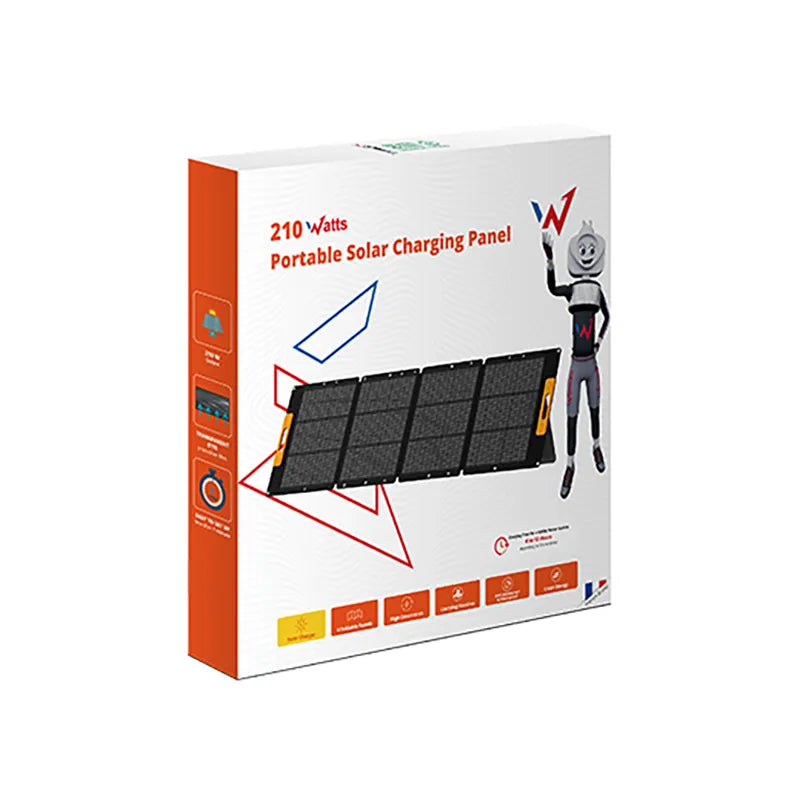Wonder Ws210 – 210W saulės skydelis su MC4 išvestimi (juodas)