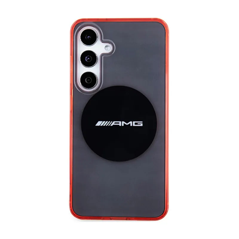 AMG Transparent Bicolor MagSafe – dėklas, skirtas Samsung Galaxy S24 (juodas)