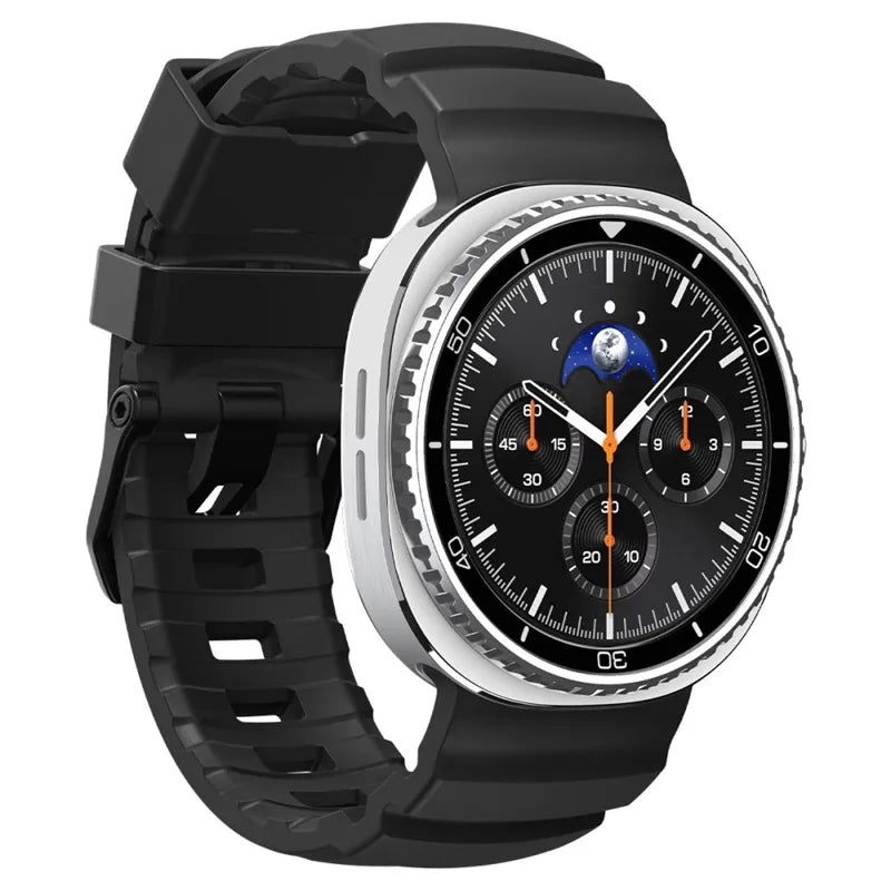 Spigen WBS2 – Apyrankė skirta Samsung Galaxy Watch 8 / 8 Classic 40 / 44 / 46 mm (juoda)