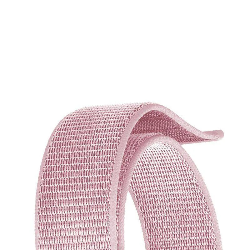 Crong Nylon - sportinis dirželis Apple Watch 38/40/41/42 mm (pudros rožinė)