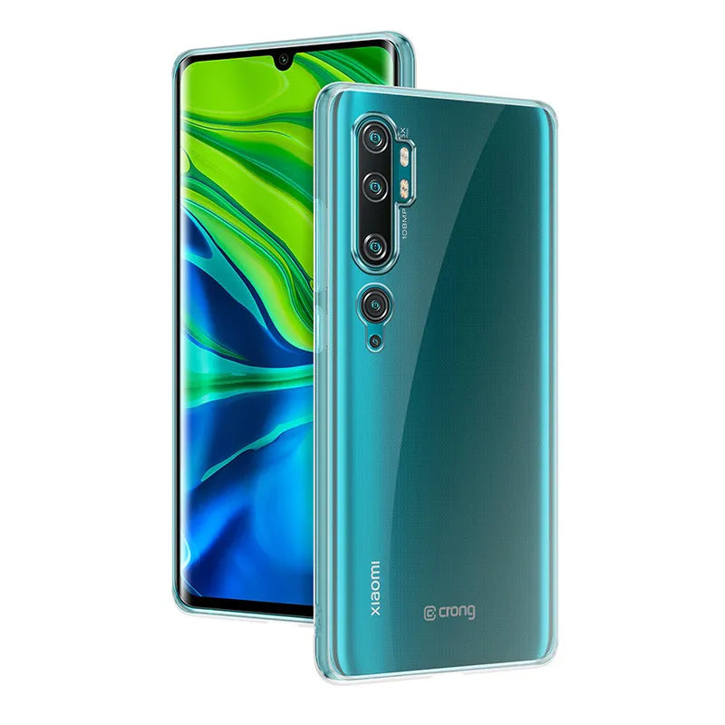 Crong Crystal Slim Cover – dėklas Xiaomi Mi Note 10 / Mi Note 10 Pro (skaidrus)