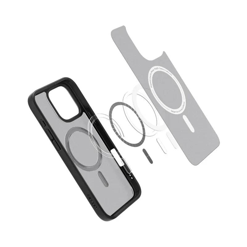 Spigen Ultra Hybrid Mag MagSafe – dėklas iPhone 16 Pro Max (Frost Black)