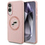 Karl Lagerfeld Silicone Double Heads And Circle MagSafe – dėklas Samsung Galaxy S25 Edge (rožinis)