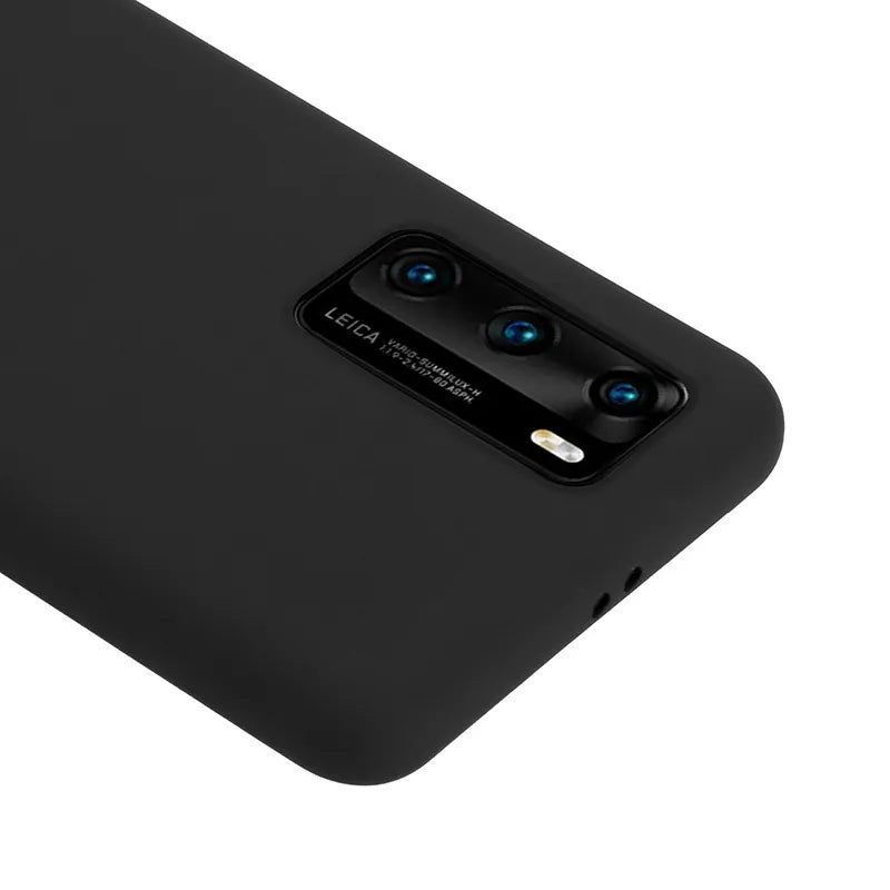 Crong Color Cover - dėklas Huawei P40 (juodas)