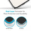 Speck Presidio Perfect-Clear su Impact Geometry® + MagSafe – dėklas, skirtas iPhone 15 Plus / 14 Plus su MICROBAN danga (skaidrus / juodas)