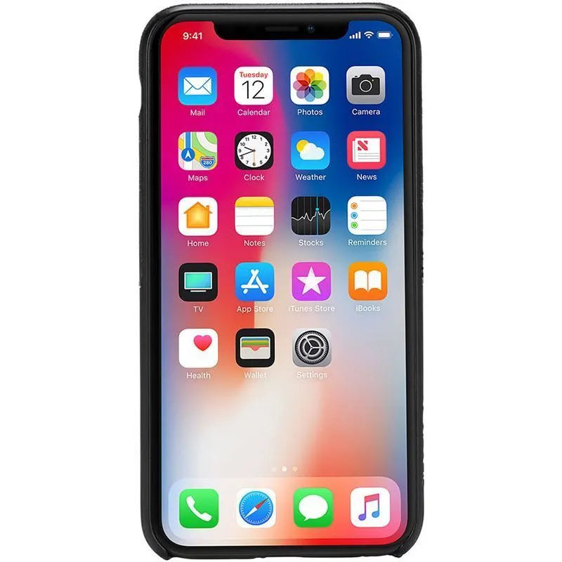 Incase Textured Snap – dėklas iPhone Xs Max (juodas)