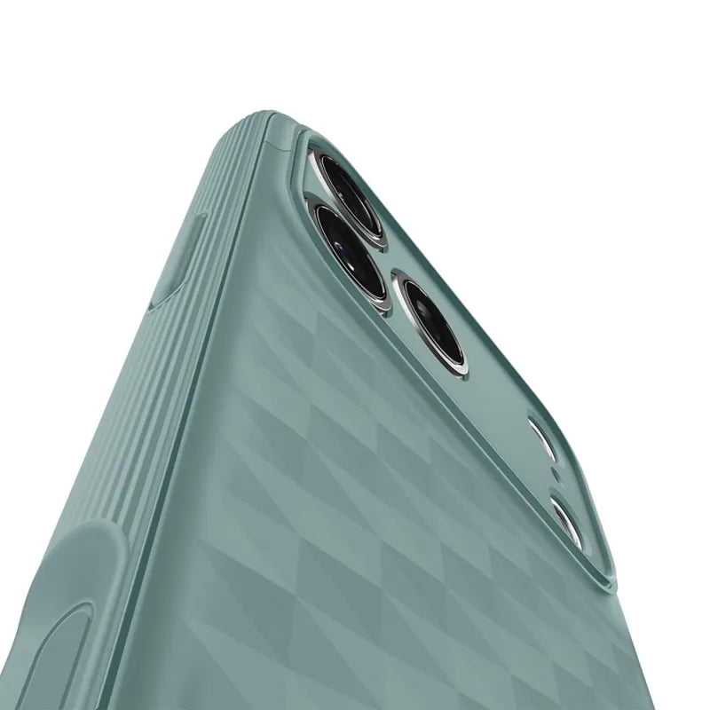 Spigen Parallax S Mag MagSafe – dėklas, skirtas iPhone 17 Pro Max (šalavijo žalia)