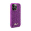 Guess Disco Metal Script – dėklas „iPhone 14 Pro“ (fuksijos spalvos)