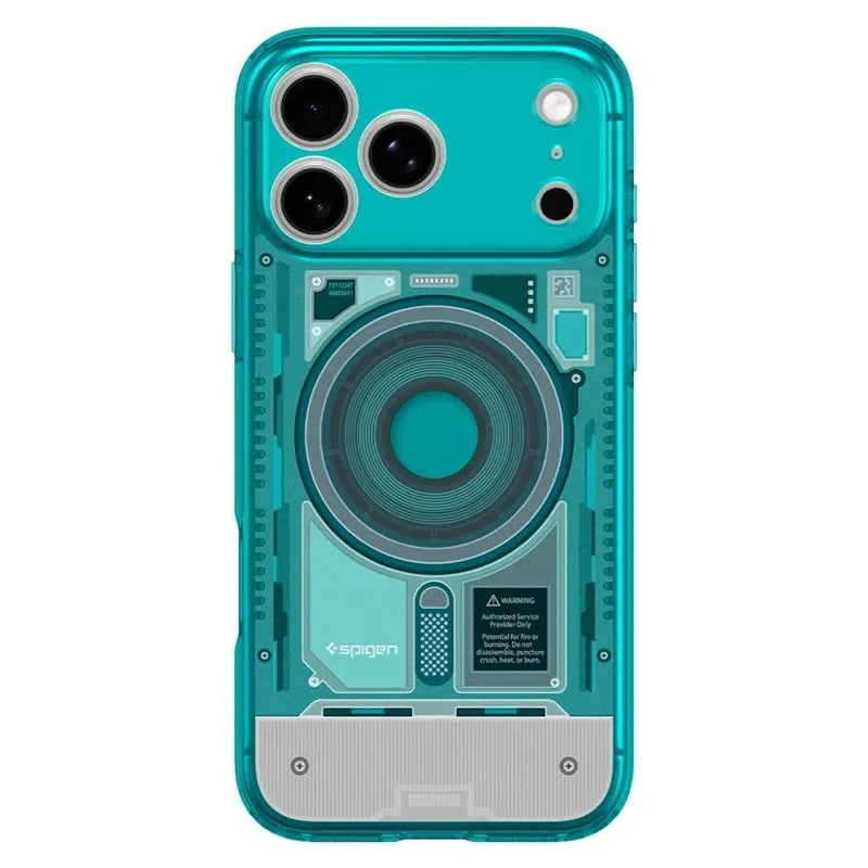Spigen Ultra Hybrid Mag MagSafe – dėklas, skirtas iPhone 18 Pro Max / 17 Pro Max (C-One Bondi Blue)