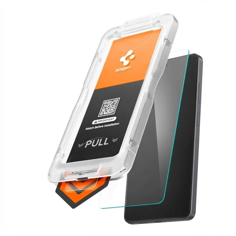 Spigen GLAS.TR EZ Fit Pro AC HD – grūdintas stiklas Samsung Galaxy S26