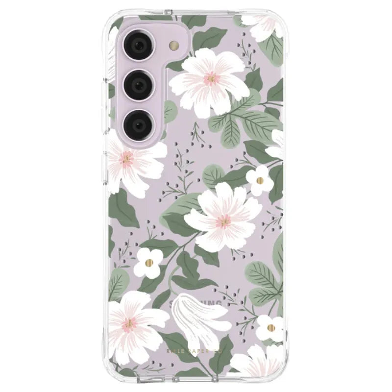 Rifle Paper Clear – Dėklas Samsung Galaxy S23 (Willow)