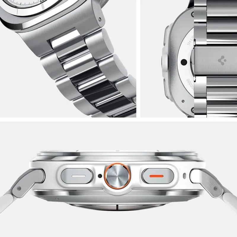 „Spigen Modern Fit Band“ – apyrankė, skirta „Samsung Galaxy Watch Ultra“ 47 mm (sidabrinė)
