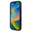 Karl Lagerfeld 3D Rubber Bicolor Signature – Dėklas iPhone 16 telefonui (juodas)