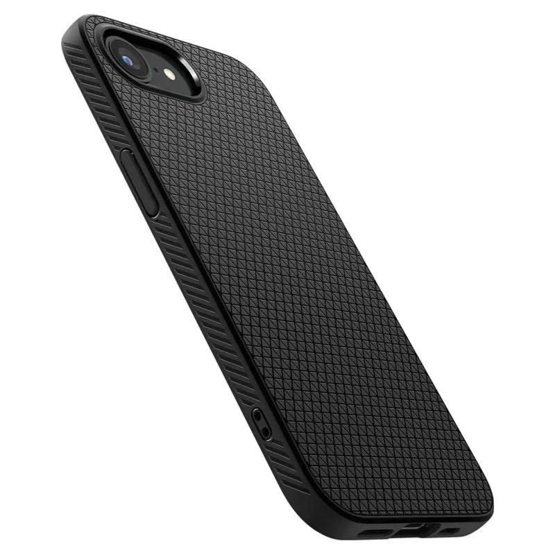 Spigen Liquid Air – dėklas iPhone 17e / 16e (Matte Black)