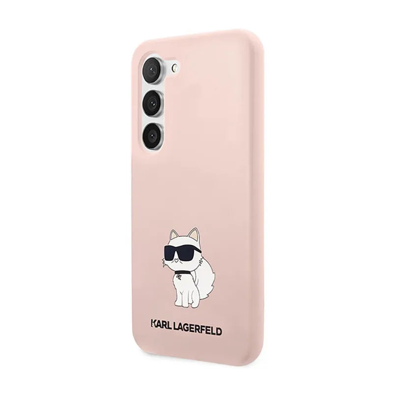 Karl Lagerfeld Silicone NFT Choupette – Dėklas Samsung Galaxy S23+ (rožinis)