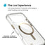 Speck Presidio Lux MagSafe – dėklas iPhone 17 Pro (Blizgučiai / Auksinė metalo spalva)