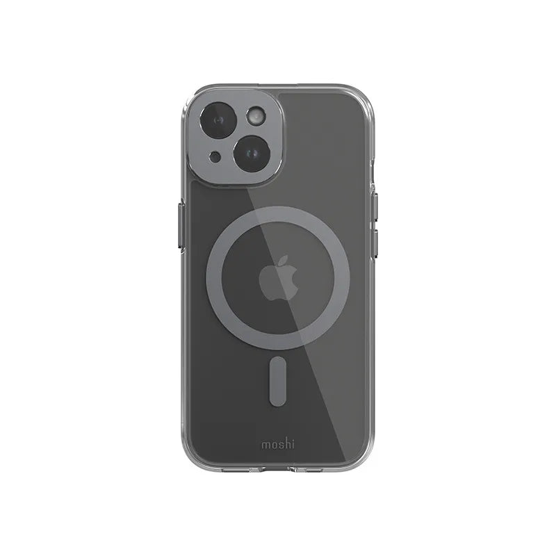 Moshi iGlaze MagSafe – dėklas, skirtas iPhone 15 (Meteorite Gray)