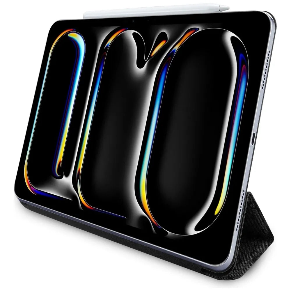 Guess Magnetic 4G Big Logo - Dėklas iPad Pro 11" M4 (2024) (juodas)