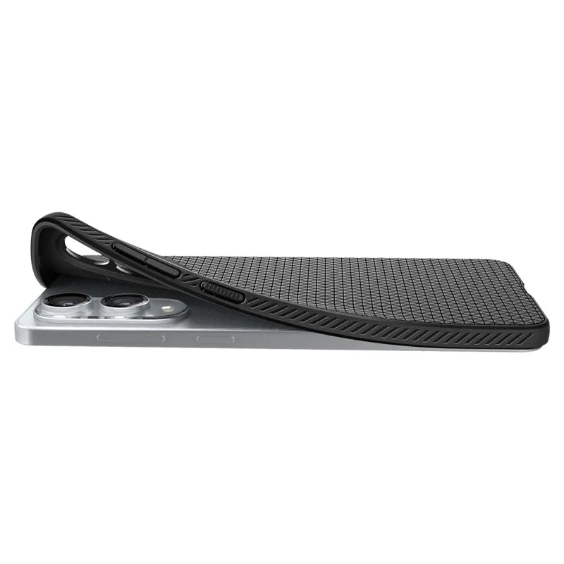 Spigen Liquid Air – dėklas Samsung Galaxy S25 Edge (matinė juoda)