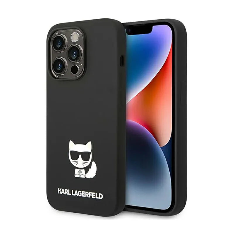 Karl Lagerfeld Choupette Body – Dėklas iPhone 14 Pro (Juodas)