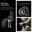 Spigen Enzo – natūralios odos dirželis Samsung Galaxy Watch 8 / 8 Classic 40 / 44 / 46 mm (juodas)