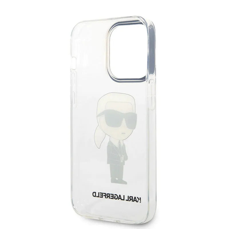 Karl Lagerfeld IML NFT Ikonik – dėklas iPhone 14 Pro (skaidrus)