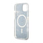 Guess Golden Marble MagSafe – dėklas iPhone 14 (juodas)