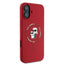 Karl Lagerfeld Silicone Karl & Choupette Ring MagSafe – dėklas iPhone 16 Plus (raudonas)
