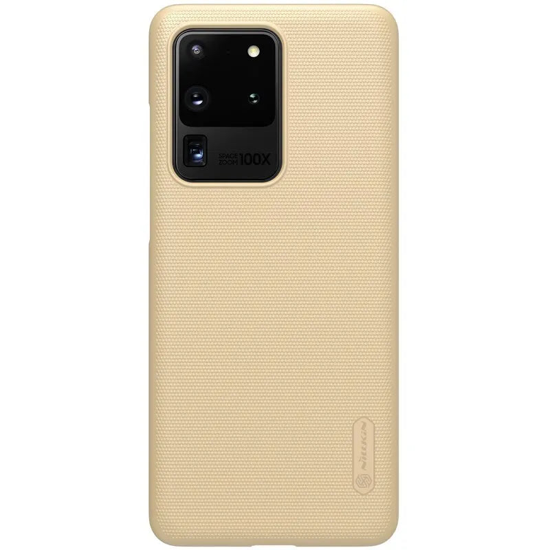 Nillkin Super Frosted Shield - dėklas Samsung Galaxy S20 Ultra (auksinis)