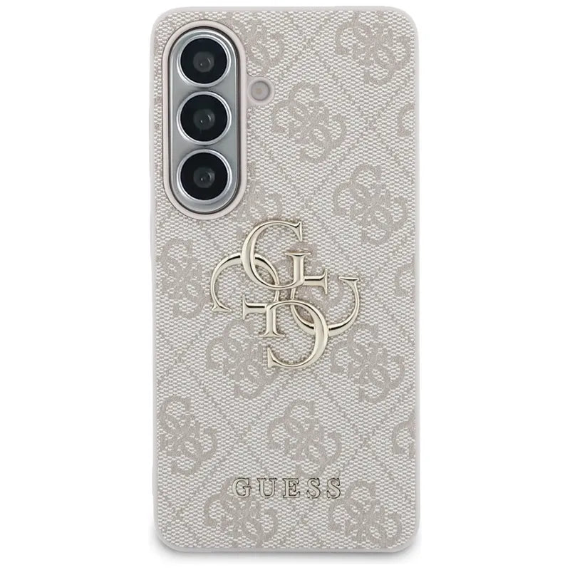 Guess 4G Big Metal Logo – Samsung Galaxy S26 dėklas (rožinis)