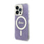 Guess 4G MagSafe – dėklas iPhone 14 Pro telefonui (violetinis)