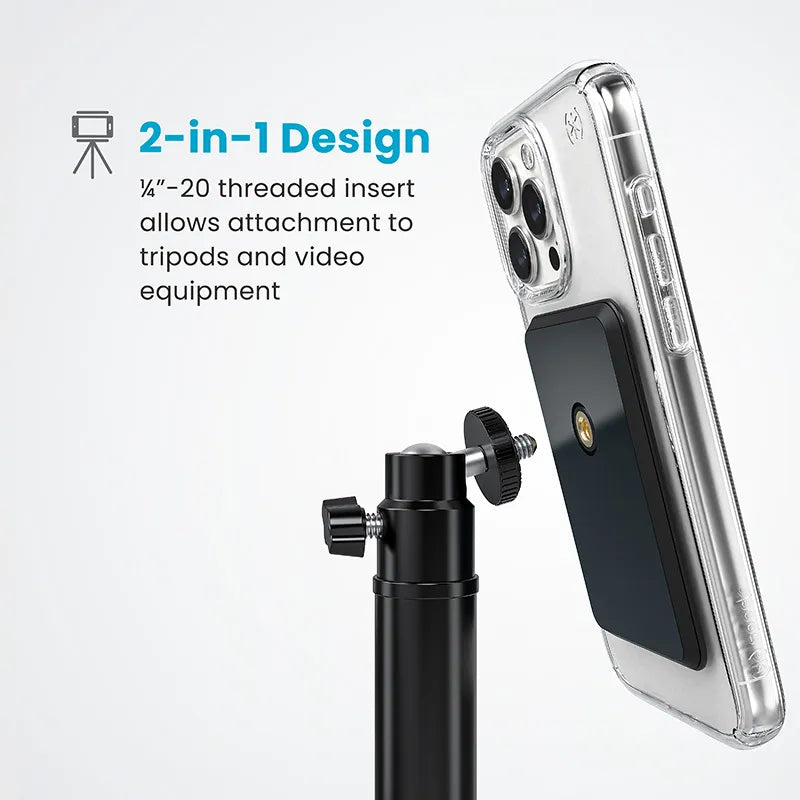 Speck Everywhere Mount + ClickLock – MagSafe magnetinis laikiklis (juodas)
