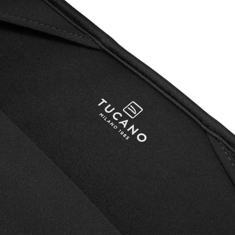 Tucano Colore2 - MacBook Air 13” dėklas (M5/M4/M3/M2/M1/2026-2018) / Pro 13" / Nešiojamas kompiuteris 12” (Juodas)