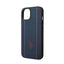 US Polo Assn Leather Stitch – dėklas iPhone 14 Plus (tamsiai mėlynas)