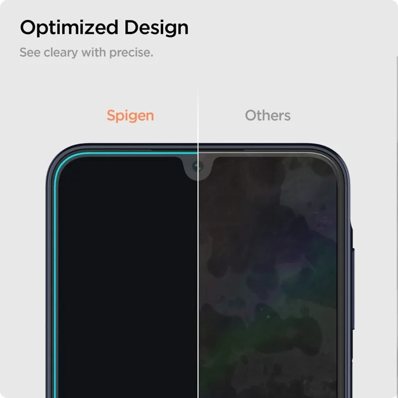 Spigen Glas.TR Slim 2-Pack – grūdintas stiklas, skirtas Samsung Galaxy A16 4G/5G / A26 5G / A17 4G/5G (2 vnt.)