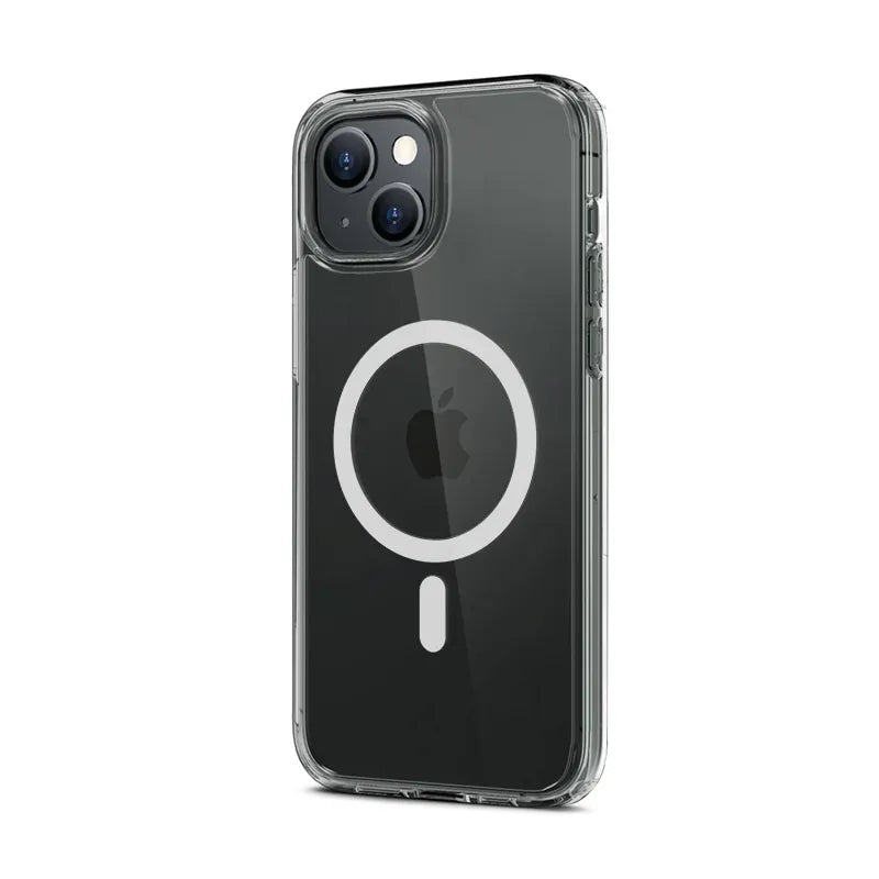 Crong Clear MAG Cover - iPhone 15 Plus MagSafe dėklas (skaidrus)