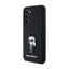 Karl Lagerfeld Silicone Ikonik Metal Pin – dėklas Samsung Galaxy S24 (juodas)