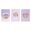 Pusheen – A6 formato užrašinių rinkinys iš „Moments“ kolekcijos, 3 vnt.