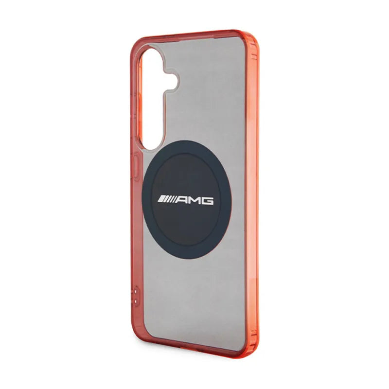 AMG Transparent Bicolor MagSafe – dėklas, skirtas Samsung Galaxy S24 (juodas)