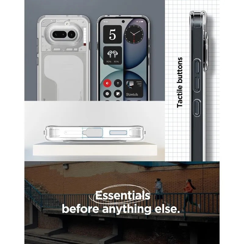 Spigen Ultra Hybrid – dėklas Nothing Phone 4a (skaidrus)