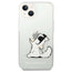 Karl Lagerfeld odinis perforuotas logotipinis dėklas Apple iPhone 14 Plus