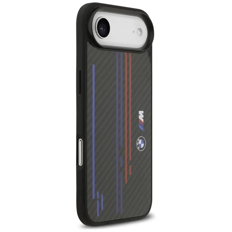 BMW M Kevlar Lines & Logo MagSafe dėklas iPhone Air (juodas)