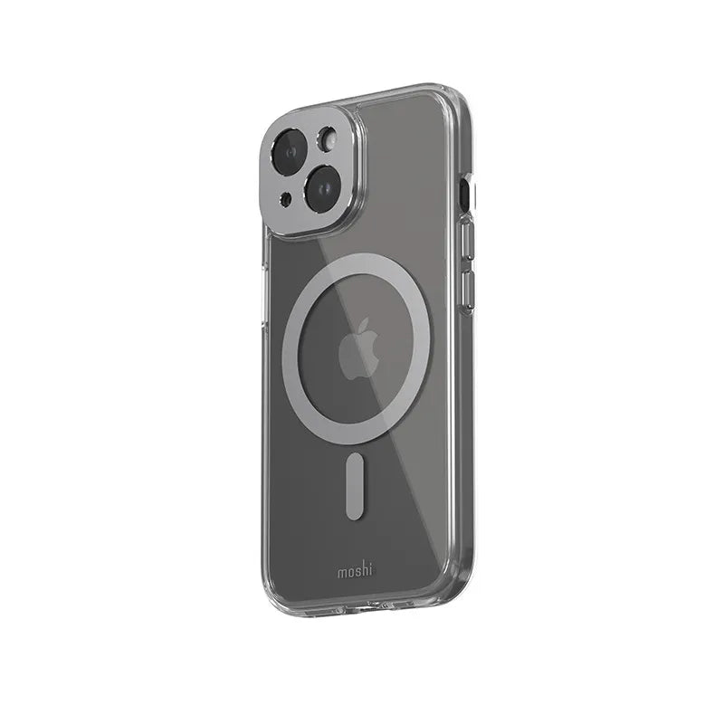 Moshi iGlaze MagSafe – dėklas, skirtas iPhone 15 (Meteorite Gray)